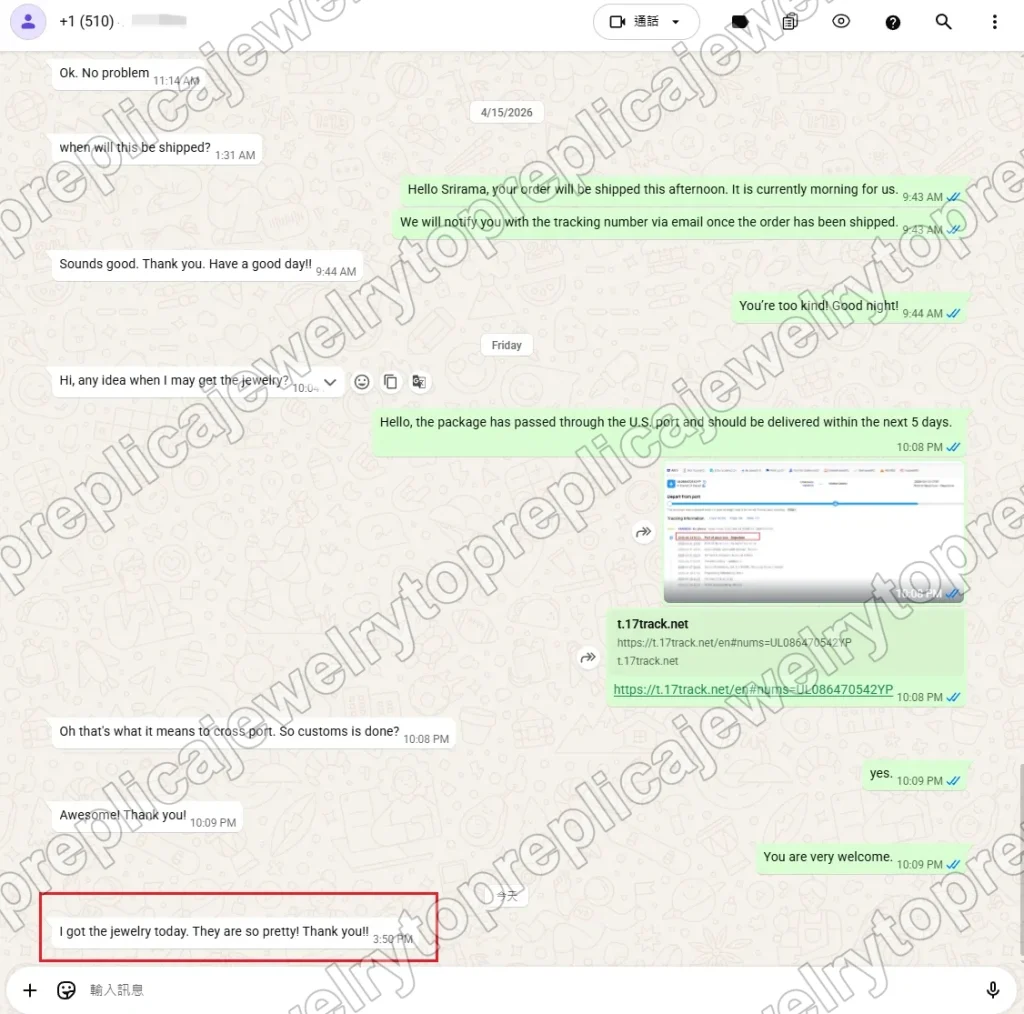 Top Replica Jewelry customer review 3