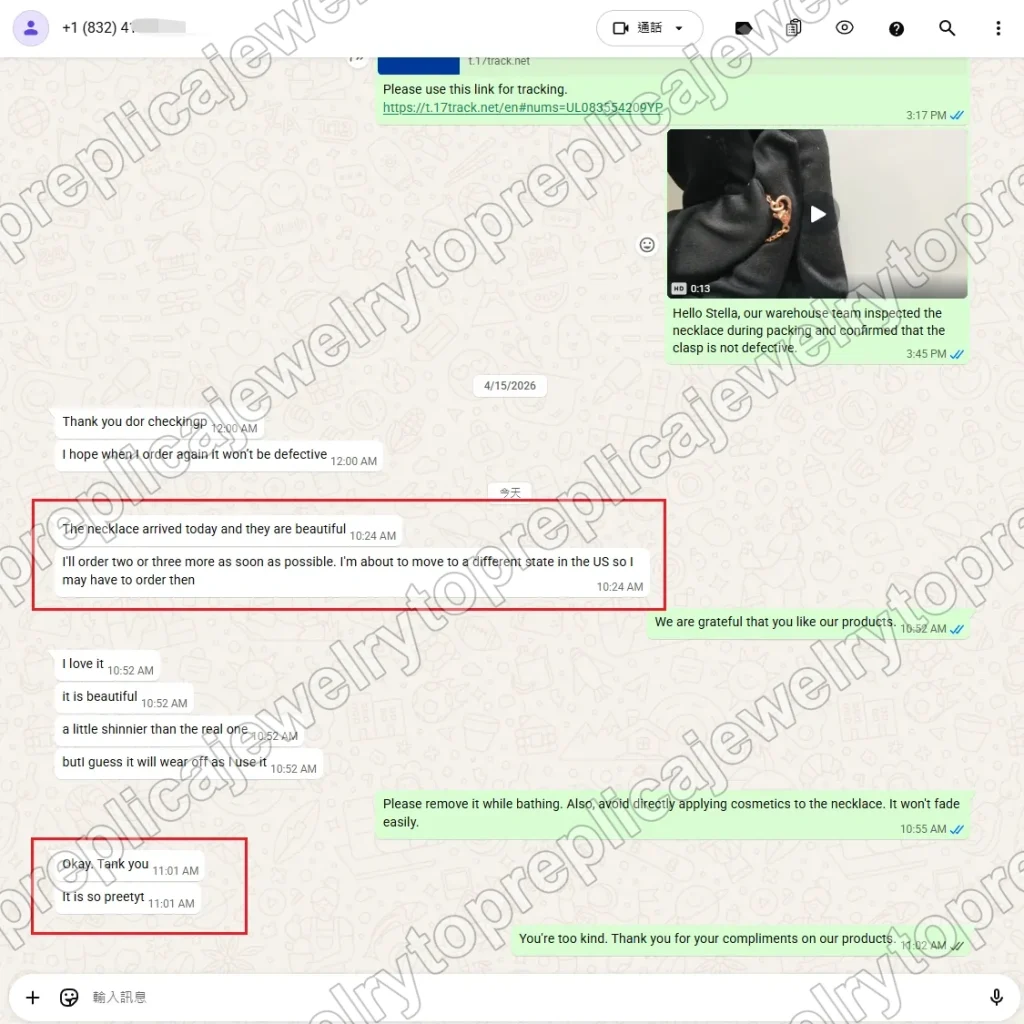 Top Replica Jewelry customer review 4