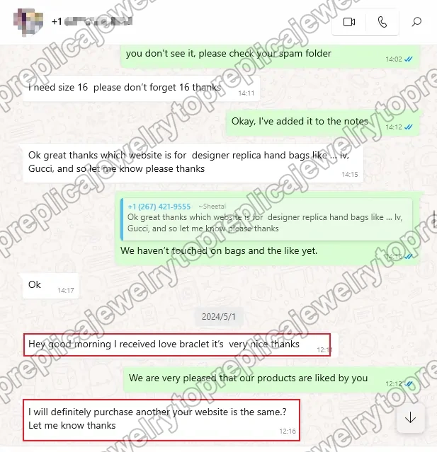 Top Replica Jewelry customer review 18